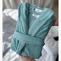 Roupão/Robe Longo De Banho Inverno Macio Quimono Microfibra