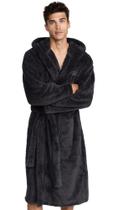 Roupão UGG Beckett Masculino - Preto - Poliéster Reciclado Roupão UGG Beckett Masculino - Preto - Poliéster Reciclado