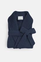 Roupão Unissex Em Microfibra Felpuda G - Habitat - Azul Marinho