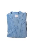 Roupão Veludo Plus Size Briza Azul 3008 Tamanho Ggg