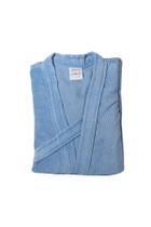 Roupão Veludo Plus Size Briza Azul 3008 Tamanho Ggg