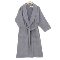 Roupao Veludo Shawl Collar Stripes Roupao Veludo Shawl Collar Stripes