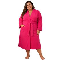 Roupão XXG Plus Size Microfibra Banho Unissex Adulto