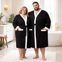 Roupão XXG Plus Size Microfibra Banho Unissex Adulto