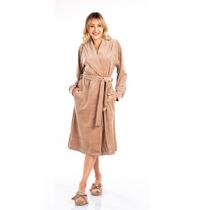 Roupãolongo Vairelli Susi Cor Susi Bege Tamanho G