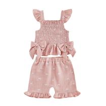 Roupas BHGHB Toddler Baby Girl Summer, conjunto de 2 peças, 12-18 m Roupas BHGHB Toddler Baby Girl Summer, conjunto de 2 peças, 12-18 m