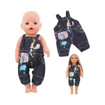 Roupas De Boneca De Pelúcia Preta, Capa De Chuva Para Boneca De 43cm, 18 Polegadas, Americano