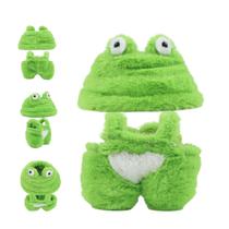 Roupas de boneca HioKou para labubu 17 cm Frog Animal Style