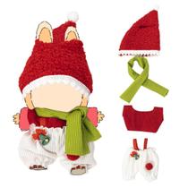 Roupas de boneca KIYEREE, conjunto de roupas de Natal fofas e elegantes de 17 cm