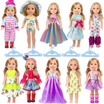 Roupas de boneca WONDOLL, bonecas de 14 polegadas, presente de Natal de 10 conjuntos