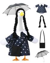 Roupas de Halloween Porch Goose Vestido preto VIVOLOOM Addams 23 polegadas Roupas de Halloween Porch Goose Vestido preto VIVOLOOM Addams 23 polegadas