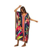 Roupas De Praia plus Size Para Mulheres Vestido Maxi Saída De Praia Roupa De Banho Roupas De Verão