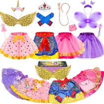 Roupas de vestir de princesa Teuevayl para crianças de 3 a 6 anos Roupas de vestir de princesa Teuevayl para crianças de 3 a 6 anos