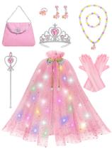 Roupas de vestir Princess Up Fuzmo Light Up para meninas de 3 a 6 anos