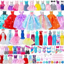 Roupas e acessórios modernos para bonecas Style Shine 56 unidades Roupas e acessórios modernos para bonecas Style Shine 56 unidades