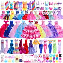 Roupas e acessórios para bonecas 110 unidades para bonecas de 11,5 polegadas Roupas e acessórios para bonecas 110 unidades para bonecas de 11,5 polegadas