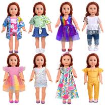 Roupas e acessórios para bonecas: 8 conjuntos para bonecas de 18 polegadas - WONDOLL Roupas e acessórios para bonecas: 8 conjuntos para bonecas de 18 polegadas - WONDOLL