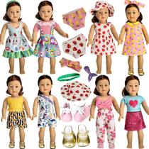 Roupas e acessórios para bonecas HOAKWA para boneca de 18 polegadas Roupas e acessórios para bonecas HOAKWA para boneca de 18 polegadas