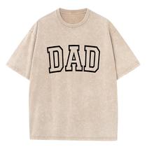Roupas familiares combinando, camiseta vintage, algodão com lavagem ácida Roupas familiares combinando, camiseta vintage, algodão com lavagem ácida