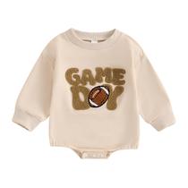 Roupas Frietlebird Toddler Baby Boy Football Romper 12-18M Roupas Frietlebird Toddler Baby Boy Football Romper 12-18M