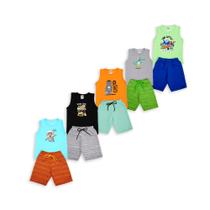 Roupas Infantil Criança Menino 5 Conjunto Masculino Atacado Kit