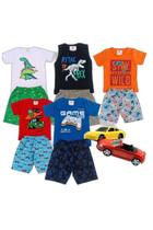 Roupas Infantis Criança Menino Lote 10 Peças com brinquedo Roupas Infantis Criança Menino Lote 10 Peças com brinquedo