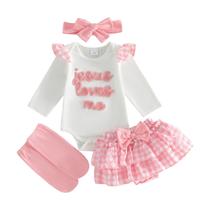 Roupas Kavousa My First Easter Baby Girl Outfit 0-3 meses Roupas Kavousa My First Easter Baby Girl Outfit 0-3 meses