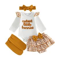 Roupas Kavousa My First Easter Baby Girl Outfit 3-6 meses Roupas Kavousa My First Easter Baby Girl Outfit 3-6 meses