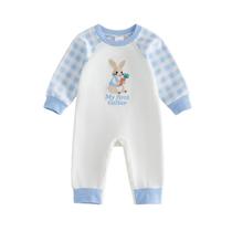Roupas: macacão FYBITBO Easter Baby Boy Girl, 3-6M