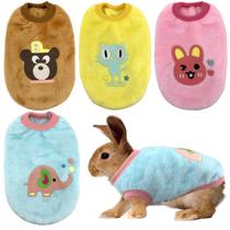 Roupas para animais de estimação Vehomy Rabbit Bunny Vest para pequenos animais XS Roupas para animais de estimação Vehomy Rabbit Bunny Vest para pequenos animais XS