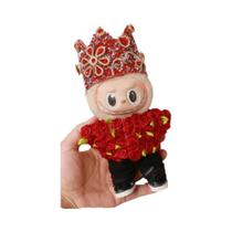 Roupas Para Bebê G-Dragon Labubu, Conjunto De Boneca De Pelúcia De 17cm, Pingente De Chaveiro De