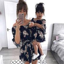 Roupas para bebês, mãe, filha, vestido, família, roupas combinando
