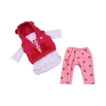 Roupas Para Boneca De 17 Polegadas Macacão Pijamas Acessórios Para Bonecas Reborn De 43-45cm