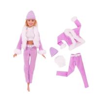 Roupas Para Boneca Mini Sled De 30cm, Capacete De Segurança, Traje De Esqui, Roupas Da Moda,