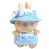 Roupas para boneca XWGLFT Labubu 17 cm com vestido, chapéu e acessório Roupas para boneca XWGLFT Labubu 17 cm com vestido, chapéu e acessório