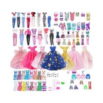 Roupas Para Bonecas De 11,5 Polegadas, 64 Peças, Vestidos De Moda, Roupas Casuais, Trajes De Banho,