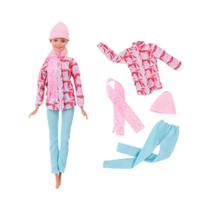 Roupas Para Bonecas Mini Sled De 30cm, Capacete De Segurança, Traje De Esqui, Roupas Da Moda,