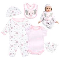 Roupas para bonecas Reborn Baby Doll, 22 polegadas, 5 peças Roupas para bonecas Reborn Baby Doll, 22 polegadas, 5 peças