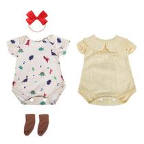 Roupas para bonecas Reborn Baby Doll Kaydora para bonecas de 40-50 cm, 2 conjuntos