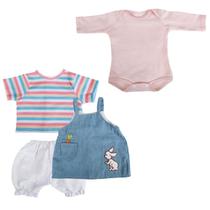 Roupas para Bonecas Reborn Kaydora (40-50cm) - Kit com 2 Conjuntos