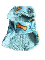 roupas pet com tiras autocolantes