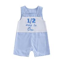 Roupas RSRZRCJ para bebês de meio aniversário de 6 a 12 meses azuis