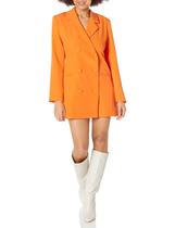 Roupas Steve Madden Reagan Vestido feminino tamanho L laranja