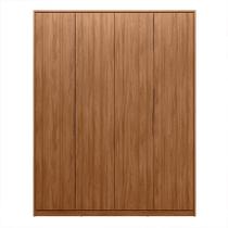 Roupeiro 4 Portas Casal Houston Nogueira Touch