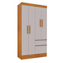 ROUPEIRO 4 PTAS BELIZE - CINAMOMO/OFF WHITE Guarda roupa Tcil