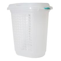 Roupeiro 46.4 Litros com Tampa Sanremo Telado 265 Cristal