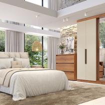 Roupeiro 5 Portas 4 Gavetas MDF Supremo 200cm