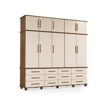 Roupeiro 5 Portas Arles Malbec Off White