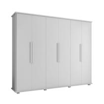 Roupeiro 6 Portas Bérgamo Branco