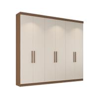 Roupeiro 6 Portas Casal Édez Thames, Off White